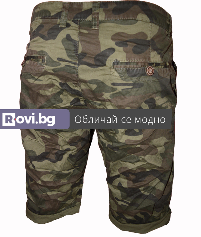 Къси мъжки панталони X013 Светли